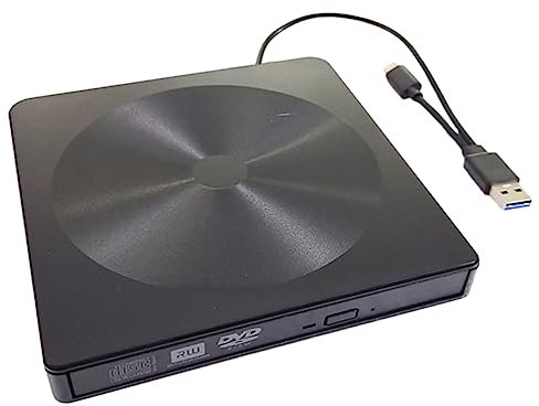 Gadpiparty Tipoc Registratore Dvd Esterno Disco Rigido Esterno Disco Rigido Senza Fili Disco Rigido Portatile Unità Portatile Unità Esterna Unità Di Gioco Multifunzione Bruciatore