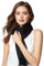 LA FERANI Sommerschal Damen Kaschmir extra dünn Halstuch Stola 200x70 schwarz Umschlagtuch elegant für Sommer Saison stilvoll Business Style Hochzeit Geschenk für Sie (Schwarz)