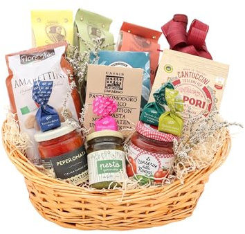 Alles Pasta | Geschenkkorb für Pasta-Liebhaber | Hochwertiger Präsentkorb für Frauen und Männer