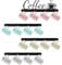 QUMENEY Lot de 4 supports muraux en métal pour tasses à café avec 16 crochets, décoration pour cuisine, café, bar, station de travail, accessoires de bureau