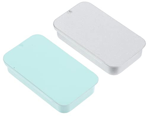 WOONEKY Bird Training Food Box Metal Feeder with Sliding Leakproof Cover Compact Waterproof Outdoor Bird Food Container for Feeding and Snacks