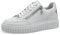 s.Oliver Damen Plateau Sneaker mit Reißverschluss Vegan, Weiß (White Comb.), 36 EU