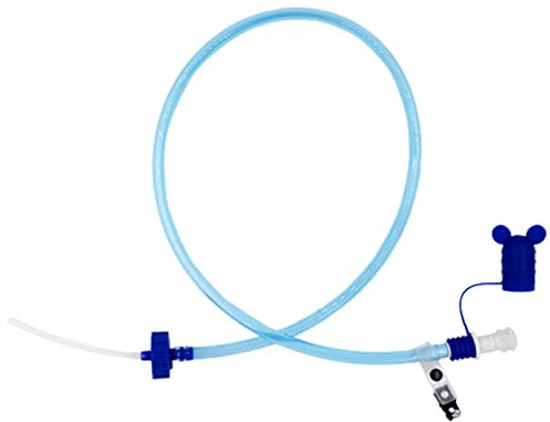 Sibomtex Bouteille d'eau avec double adaptateur pour système d'hydratation pour cyclisme, trekking, pêche, bateau, camping