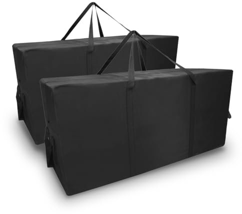 ROEOWENE 2PCS 300L Groß Aufbewahrungstasche für Bettdecken Aufbewahrung Bettwäsche Aufbewahrungstasche Reißverschluss Umzugstaschen xxl Reisetasche Tragetasche Kleidung Storage Bag Organizer,118x55x46