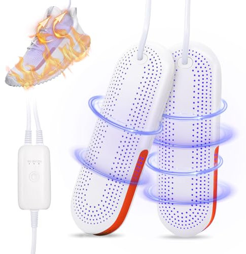 Herbst Schuhtrockner Elektrisch, Schuh Trocknergerät mit 3 Modi Timer für Schuhe, Elektrischer Schuhtrockner Gerüche und Antibakteriell, Schuhtrockner Kinderschuhe für Schuhe, Skischuhe, Handschuhe