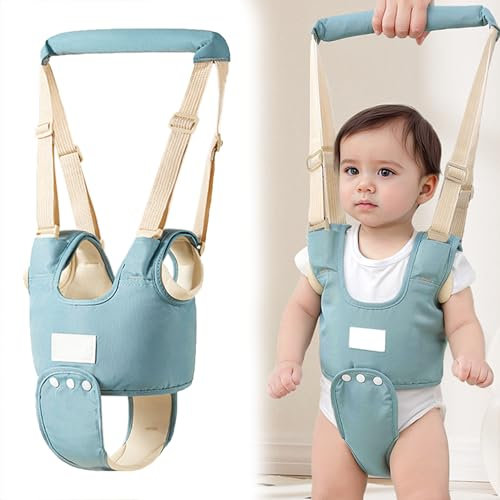DXIA Harnais Bébé Marche, Harnais pour Aider Bébé à Marcher, Bebe Aide Marche Bébé, Laisse Ajustable de Bébé Marche Harnais, Harnais de Marche Bebe Porte pour Bébé de 10 à 36 Mois