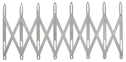 Aluminium Näh Messgerät, Erweiterbares Nähwerkzeug, Aluminium Knopfloch Abstandshalter, Gleicher Raum teilung, DIY Vorhang Zubehör Einstellbare Nählehre Lineal Aus Aluminium Nählehre für Haushalt