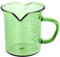 IUokLU Taza medidora de Vidrio con Doble Pico cafetera lechera Jarra para Crema Jarabe aderezo Utensilios de Cocina para el hogar Color Azul,Verde