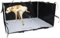 Inodoro para perros con paredes altas, soporte para almohadilla para de cachorro con paredes altas, caja de para inodoro para mascotas, recinto grande para para perros, valla