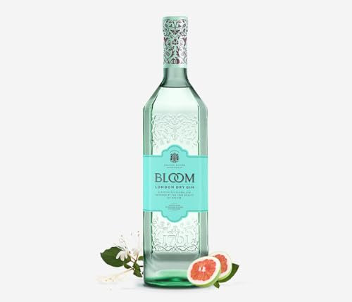 Bloom London Dry Gin | Premium Floral Gin | 40% ABV | 70cl Bottle
