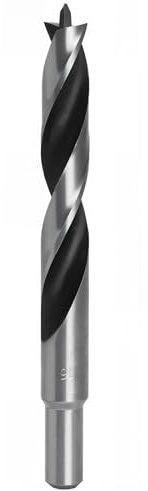 TIBOO DAY Brad Point Wood Drill Bits 18mm (45/64) Brad Point Drill | Carbon Steel, Double Flutes Design Metric Brad Point Drill Bits for Woodworking Soft & Hard Woods MDF Acrylic
