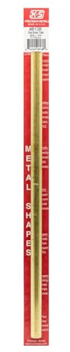 K&S 8138 Round Brass Tube, 15/32 OD