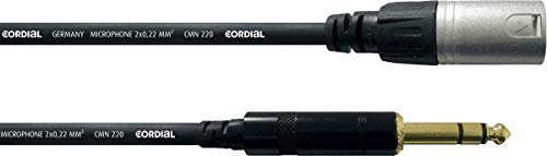 CORDIAL Cavo audio stereo XLR maschio/jack maschio stereo 9 m cavo AUDIO Essentials XLR/Jack