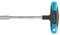 WITTE 82620 - Llave en T portabits magnético PROTOP - SW 1/4 / Largo 150 mm.