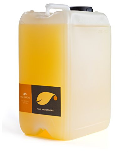 BIO Waschmittel flüssig - 300 Waschladungen - Uni Sapon Konzentrat - chemiefrei - umweltschonend - zertifiziert - pflanzliche Inhaltsstoffe - Vegan