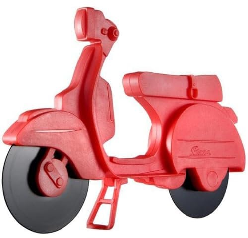 Eddingtons Red Lambretta Vespa Scooter Pizza Cutter - 730005