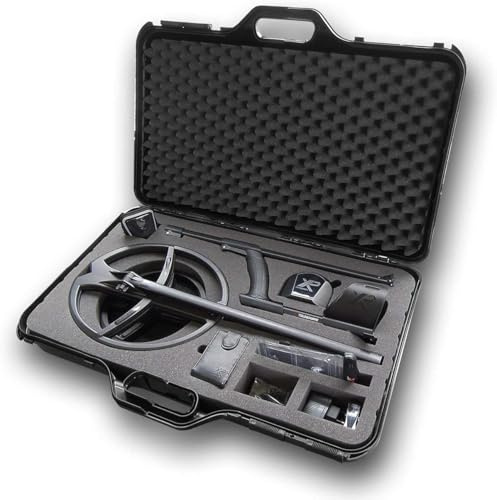 XP Metal Detectors Hard Transport Case - perfect accessory to store and easily transport your DEUS and ORX metal detector - can carry up to 3 coils - made from tough ABS, protect from rain (XPCASE)