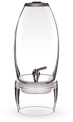 VitaJuwel Grande | Wasserspender mit Glaskaraffe und Glassockel (Edelsteinphiole separat erhältlich)