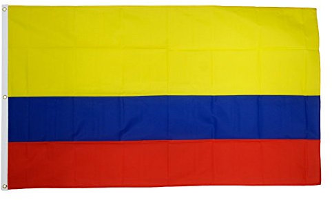 Flaggenfritze Fahne/Flagge Kolumbien - 150 x 250 cm + gratis Sticker, XXL-Fahne
