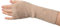 Prettystern Gerippte Damen Kaschmir-Wolle Fingerlose Pulswärmer handgelenk-wärmer Hand-Stulpen Cashmere Halb-Handschuhe Beige