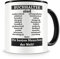 Samunshi® Buchhalter sind Tasse Beruf Geschenk Kaffeetasse Teetasse Kaffeepott Kaffeebecher Becher Buchhalter sind... 300ml schwarz/schwarz