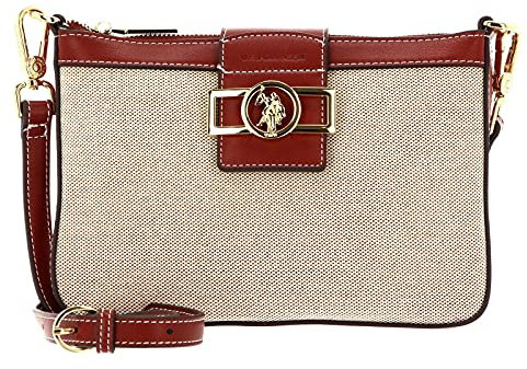 U.S. Polo Assn. Lockhart Crossbody Bag Natural/Brown