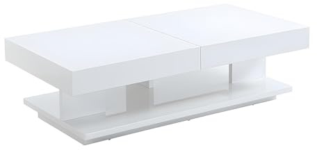 Vente-unique - Couchtisch Aramis -L 120cm x B 60cm x H 35cm- MDF - weiß
