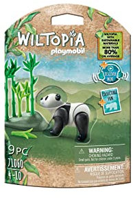 Playmobil 71060 Wiltopia Panda, Animal toy,for children 4-10, sustainable toy animals, Panda toy, Collectible toy for kids, made form 80% recycled material, Multicoloured, One Size
