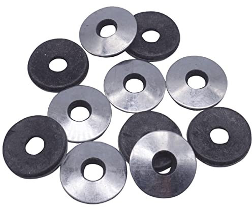 SKIR'CO Paquete de 300 arandelas M19 chapadas en zinc con goma EPDM, arandelas de sellado unidas, arandela de metal redonda (300, M19)