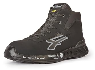 Upower Unisex Parker ESD S3 Ci SRC Brandschutz- und Sicherheitsschuhe, Schwarz, 40 EU