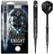Harrows Black Knight 90% Wolfram-SoftTip-Dart-Set – 18 g und 20 g – inklusive Black Carbon ST Midi-Schäften und Micron Black Knight Flights (18g)