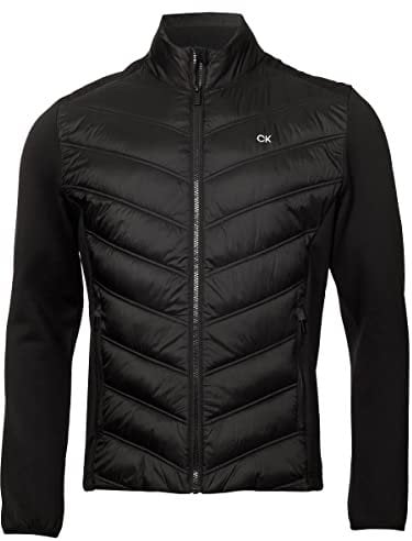 Calvin Klein Herren Frontera Isolierte Hybridgolfjacke - Schwarz - L