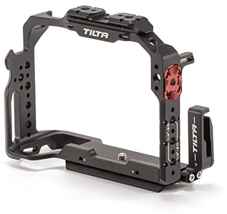 TILTA Full Camera Cage Compatible with Panasonic S5 II and Panasonic S5 IIX with HDMI and USB-C Cable Clamp Black TA-T50-FCC-B