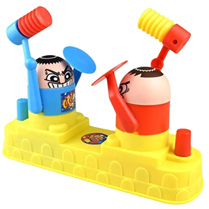 Boxtischspiel - Fröhliche Kampfroboter - Wrestling Toys Kinder Hammer Battle Toy Interaktive Eltern-Kind-Tischspiele Soft Hammer
