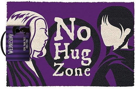 empireposter Fußmatte Kokos - Türmatte Kokos - Wednesday - No Hug Zone