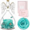 Sunia Ewige Rose Engel Geschenke für Frauen, Engel Figur Geschenke für Mama, Geburtstagsgeschenk für Frauen, Mutter Oma Geschenk, Schutzengel Rose Geschenke zum Muttertag Weihnachten Valentinstag