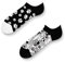 Dedoles Socken Unisex Damen Herren & Kinder Baumwolle viele lustige Designs 1 Paar Geschenk links rechts verschieden, Farbe: Schwarz, Motiv: Katzenpfoten, Gr. 39-42 EU