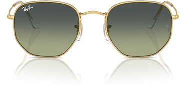 Ray-Ban Hexagonal Arista Gold w/Green Vintage Gr.54