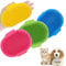 3-Pack Silicone Pet Bath Brush Set, Pet Flexible Mitt Comb, Dog Rubber Shower Brush with Adjustable StrapGentle Grooming for Dogs & Cats