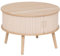 Atmosphera - Couchtisch 2 türen nysos beige 60x60x40,7cm