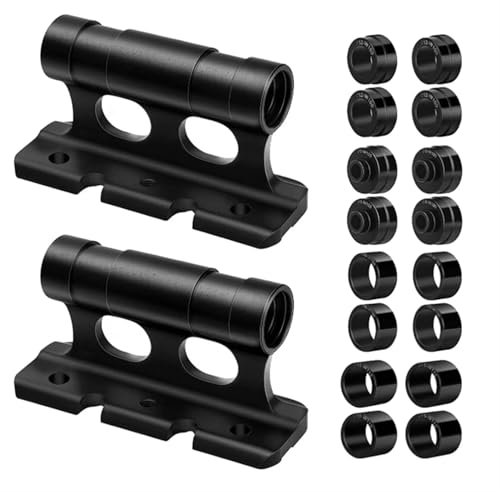 Ayztantine Fahrrad Gabelhalterung 2pc Bike Quick Release Gabel Montieren Halte Clip Bike Gabel Mount Kit for LKW/Anhänger/Bikes Racks