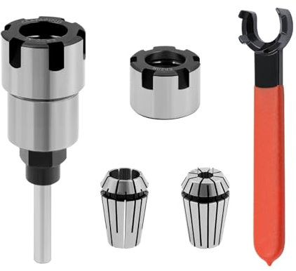 Router Shank Extension Rod Convert 1 & 4 Shank Bits ER20 Included