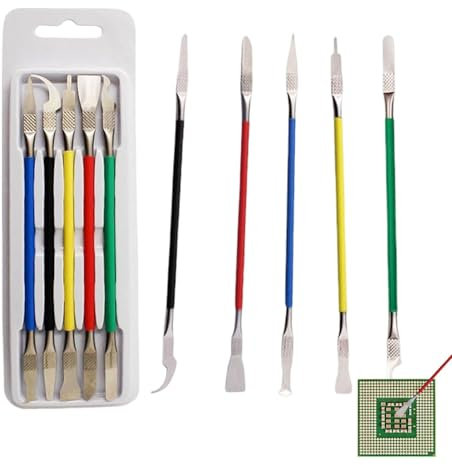 Glue Scraper Cutter, Chip Repair Cutter - CPU Glue Removal Cutter - High Temperature Resistant Glue Removal Tool for Disassembly Motherboard Parts, Mobile Phone CPU, Chip, Edge Glue