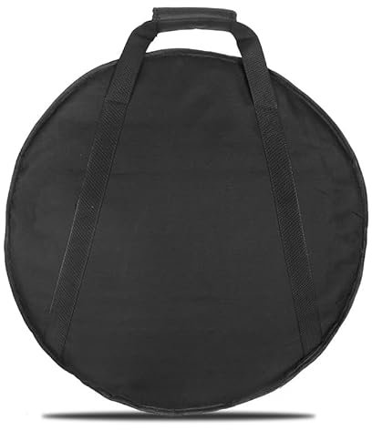 getuse Funda de transporte impermeable negra para platillos de tambor de 22 pulgadas con acolchado grueso y asas reforzadas