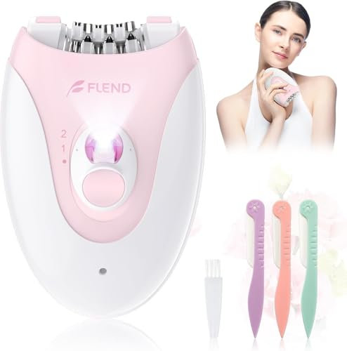Épilateur pour femme, épilateur facial pour femme, 36 pinces avec lumière LED, épilateur sans fil, épilateur visage et corps