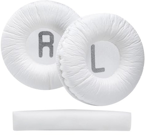 1 Paar Ersatz Ohrpolster für JBL Tune 450BT T520BT T510BT T500BT JR 300BT JR300 JR 310BT JR310 E40BT, Ohrkissen Memory Schaum mit Kopfbügel, Ersatzpolster Kopfhörer für Over Ear Headphones