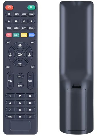 TRUCKON Neu KT1045 Ersatzfernbedienung für SCHWAIGER DSR585HD S atellitenreceiver, für Golden Interstar HD FTA+, FTA-S, FTA S2