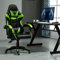 mcc direct Silla de oficina ergonómica, silla de escritorio, silla giratoria, sillón gaming, silla de gaming (verde)