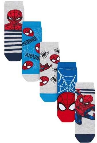 NEXT Jungen lizenzierte Socken mit Motiv und hohem Baumwollanteil, 5er-Pack 19-40