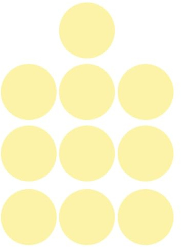 DINHEAROM 10 Stück Farbkorrekturgel für Videolicht LED Diffusionsfolie aus Pet Gelb Selbstklebend für Studio LED Leuchten Bühne und Wohnzimmer